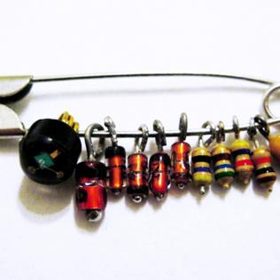 Prendedor de resistencias y LEDs Prendedor de resistencias y LEDs