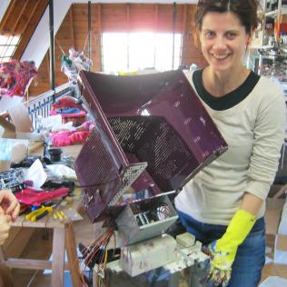 Armado de Rigoberto para La flor imposible 2013