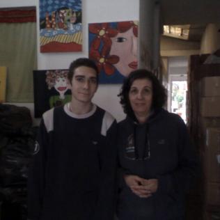 Entrega de donaciones en Fundación Si