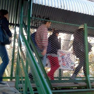 Voluntarios llevan cajas a sedes de recolección